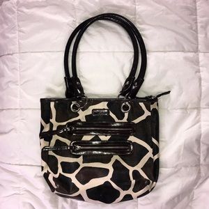 Giraffe Print Purse